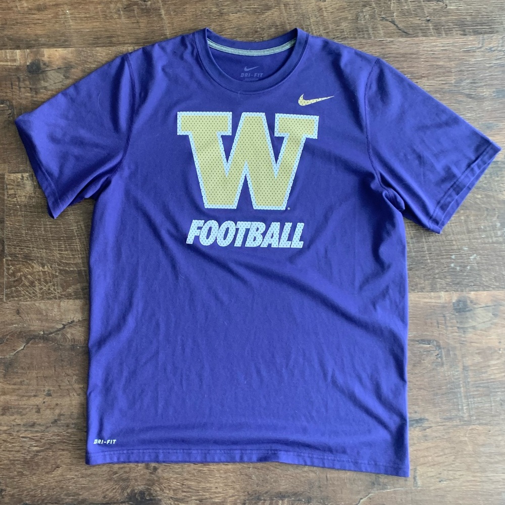 Men’s Nike Large University of Washington UW Huskies Dri Fit Shirt
